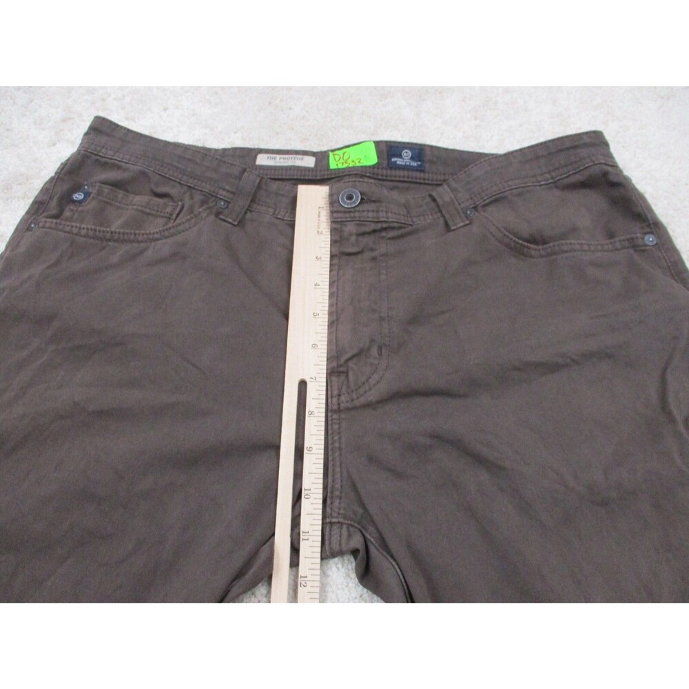 AG Adriano Goldschmied Jeans Mens 38x34 Brown Protege Straight Leg Pants USA * - Picture 5 of 13